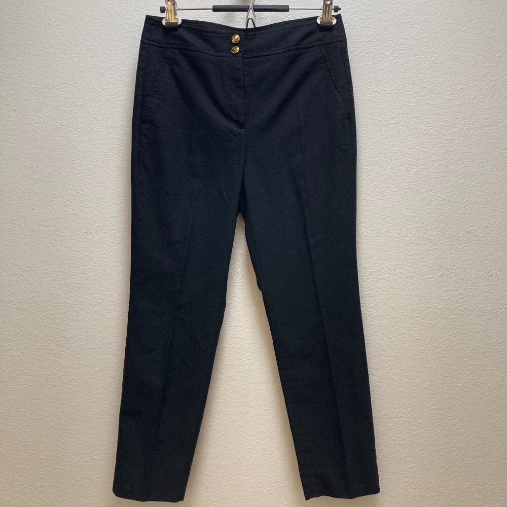 WHBM Black Ankle  Dress Pants Comfort Sz 6 Office Slim